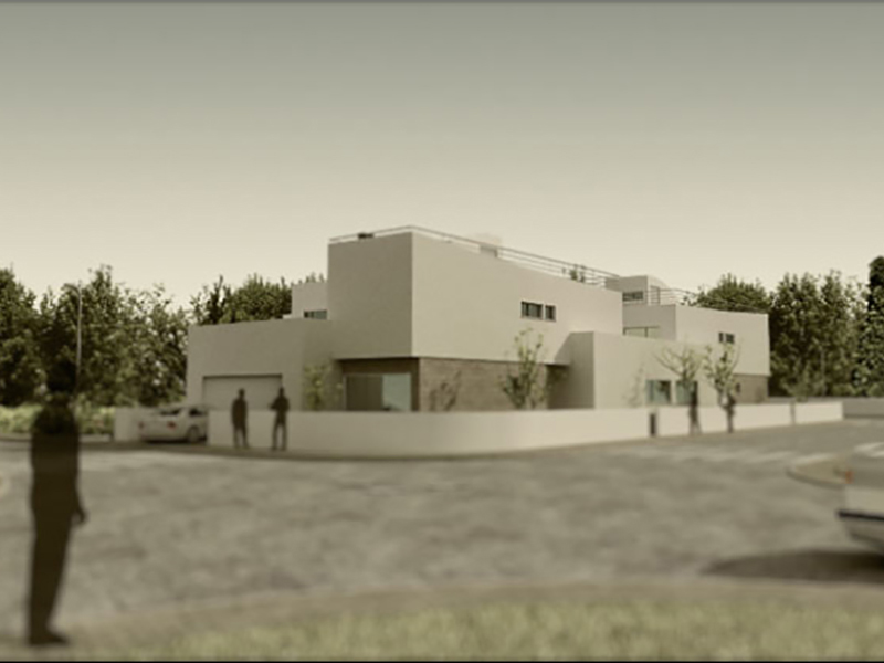 projecto 3d - Moradias Geminadas