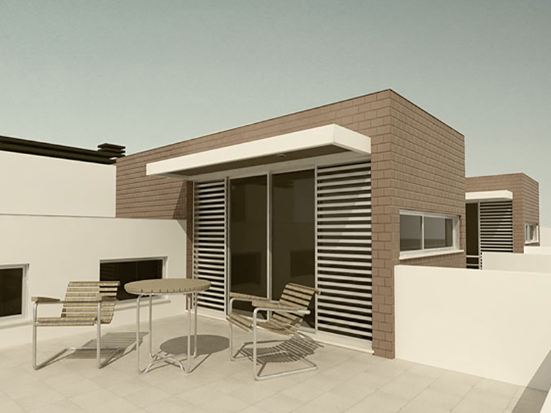 projecto 3d - Moradias Geminadas